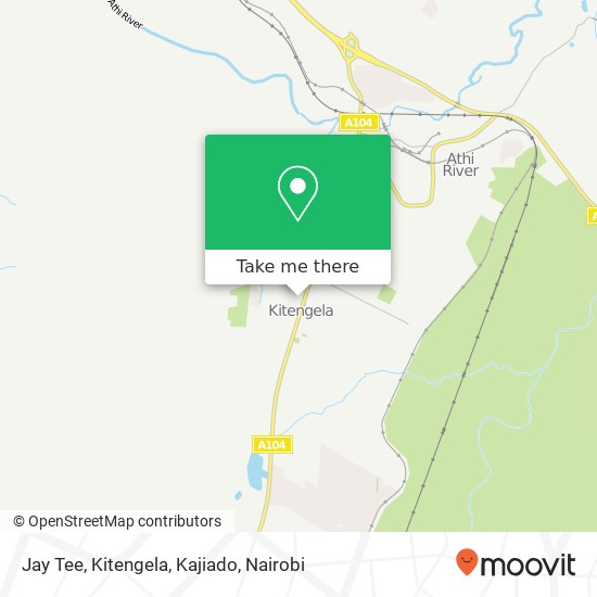 Jay Tee, Kitengela, Kajiado map