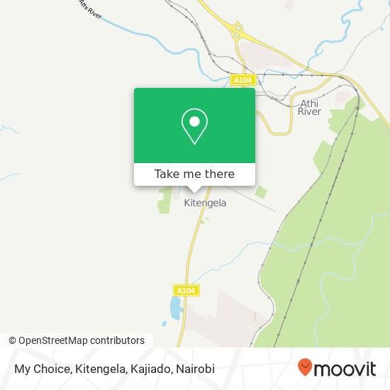 My Choice, Kitengela, Kajiado map