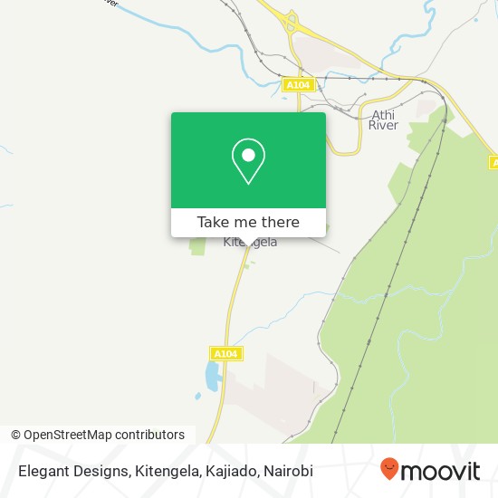 Elegant Designs, Kitengela, Kajiado map