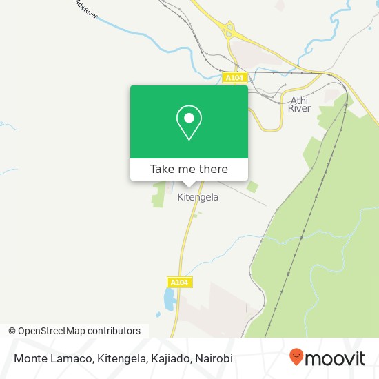 Monte Lamaco, Kitengela, Kajiado map
