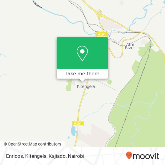 Enricos, Kitengela, Kajiado map