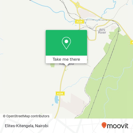 Elites-Kitengela map