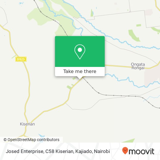 Josed Enterprise, C58 Kiserian, Kajiado map