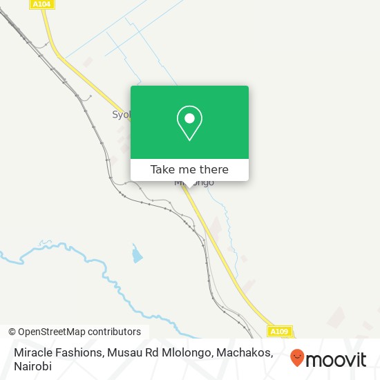 Miracle Fashions, Musau Rd Mlolongo, Machakos map