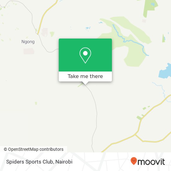Spiders Sports Club map