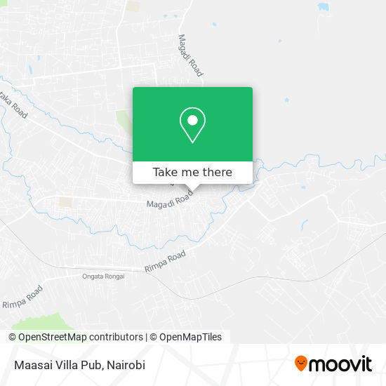 Maasai Villa Pub map