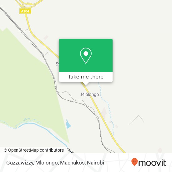 Gazzawizzy, Mlolongo, Machakos map