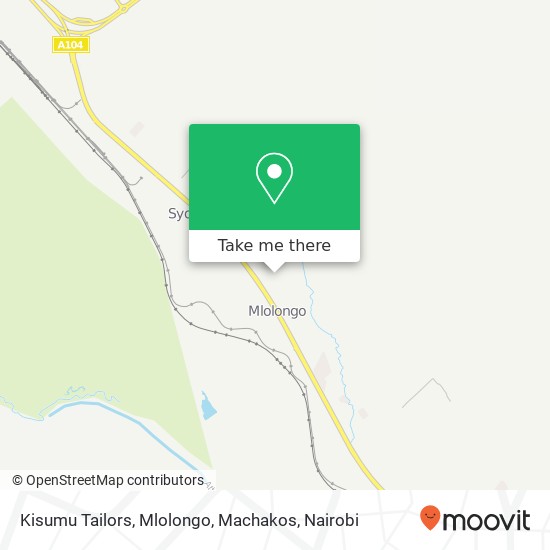 Kisumu Tailors, Mlolongo, Machakos map
