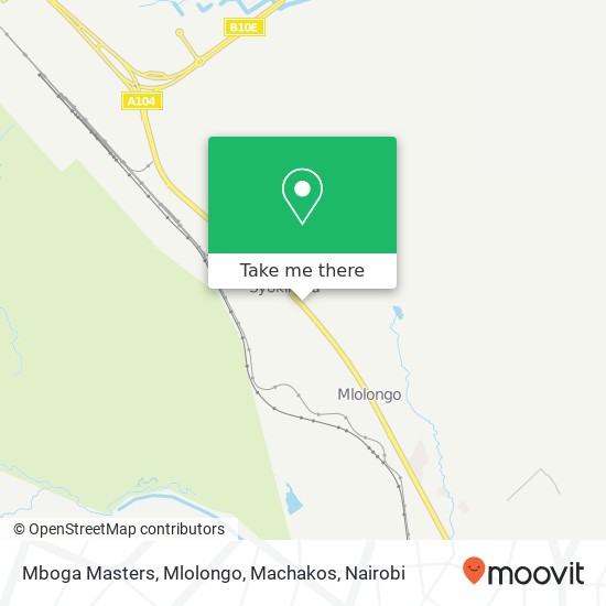Mboga Masters, Mlolongo, Machakos map