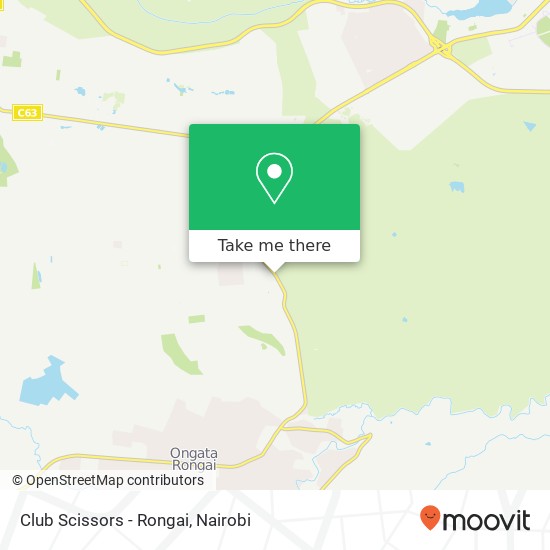 Club Scissors - Rongai map