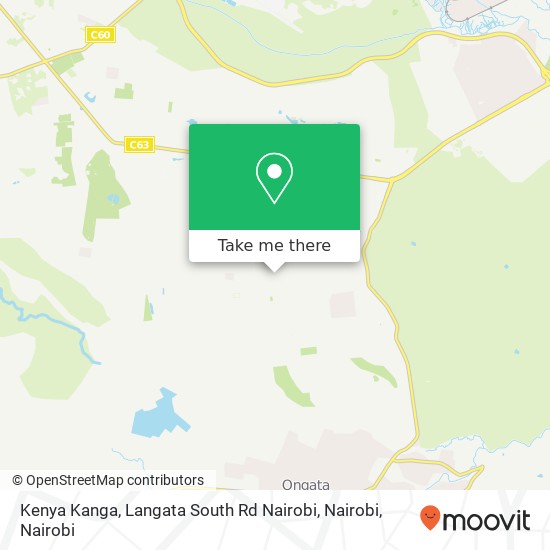 Kenya Kanga, Langata South Rd Nairobi, Nairobi map