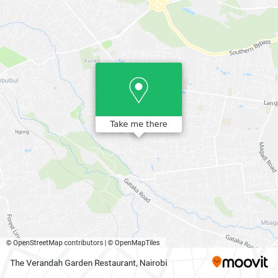 The Verandah Garden Restaurant map