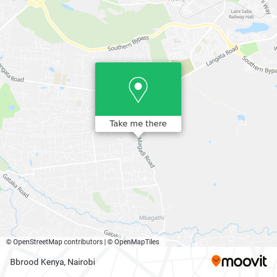 Bbrood Kenya map