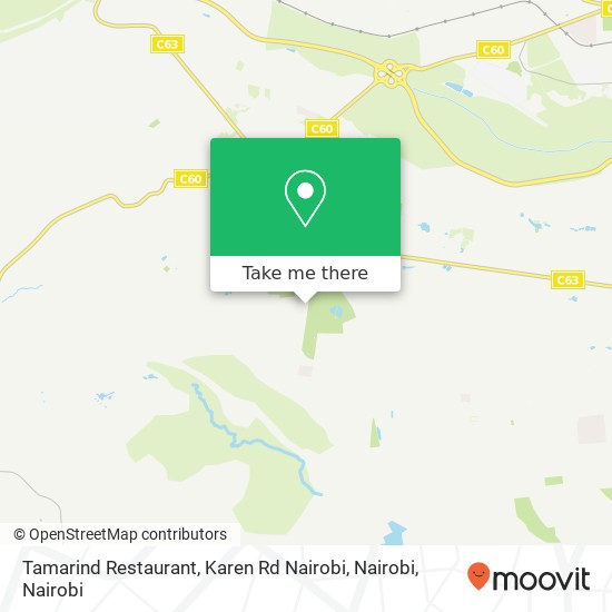 Tamarind Restaurant, Karen Rd Nairobi, Nairobi map