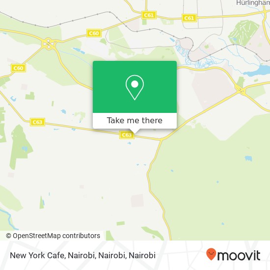 New York Cafe, Nairobi, Nairobi map