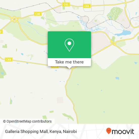 Galleria Shopping Mall, Kenya map