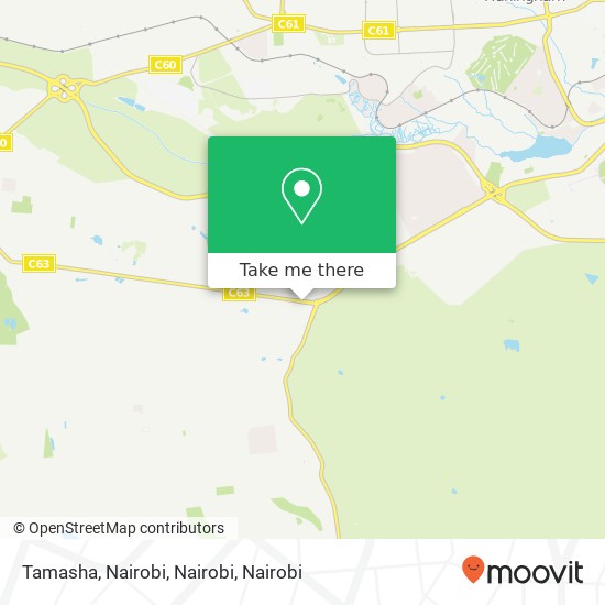 Tamasha, Nairobi, Nairobi map