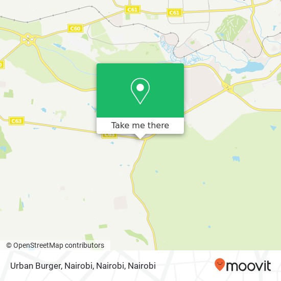 Urban Burger, Nairobi, Nairobi map