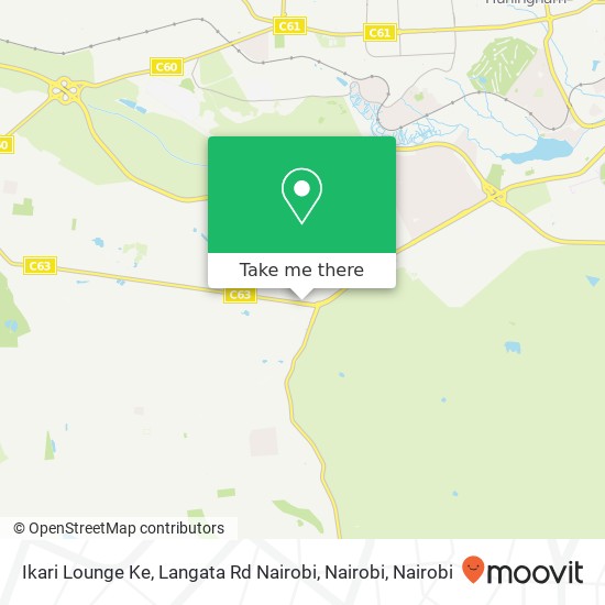 Ikari Lounge Ke, Langata Rd Nairobi, Nairobi map