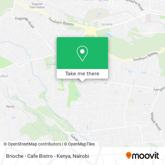 Brioche - Cafe Bistro - Kenya map