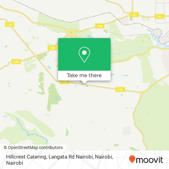 Hillcrest Catering, Langata Rd Nairobi, Nairobi map