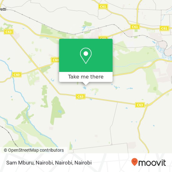 Sam Mburu, Nairobi, Nairobi map
