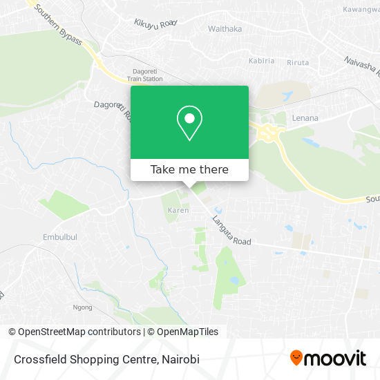 Crossfield Shopping Centre map
