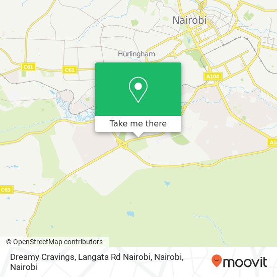 Dreamy Cravings, Langata Rd Nairobi, Nairobi map