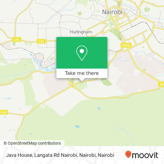 Java House, Langata Rd Nairobi, Nairobi map