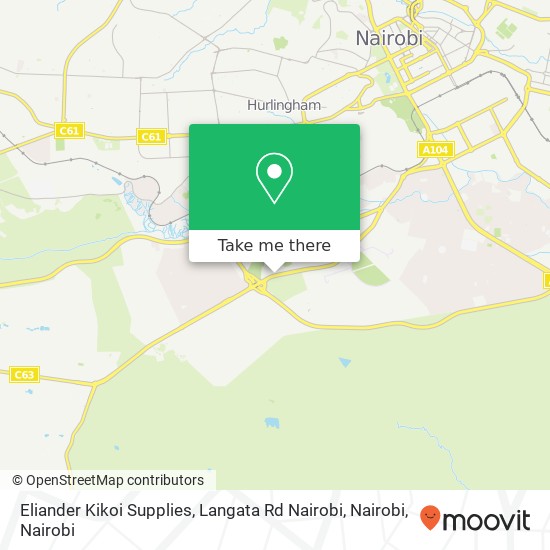 Eliander Kikoi Supplies, Langata Rd Nairobi, Nairobi map