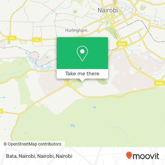Bata, Nairobi, Nairobi map