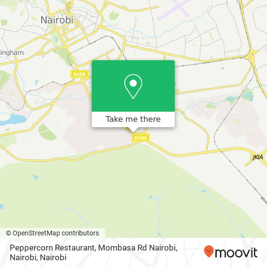 Peppercorn Restaurant, Mombasa Rd Nairobi, Nairobi map