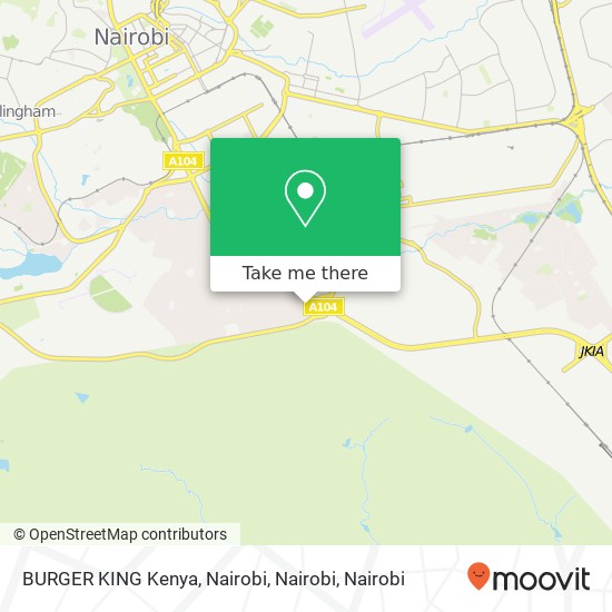 BURGER KING Kenya, Nairobi, Nairobi map