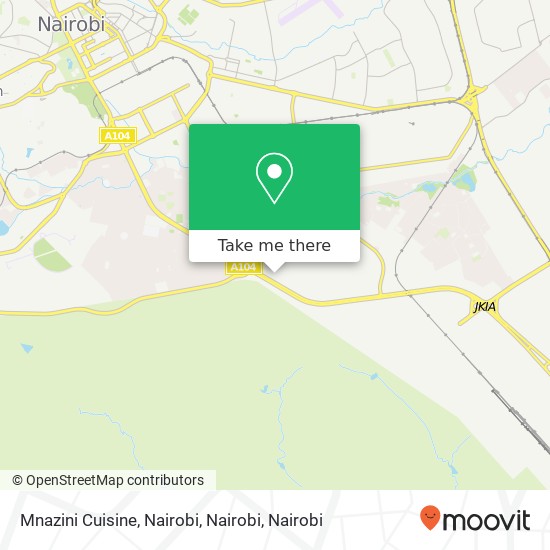 Mnazini Cuisine, Nairobi, Nairobi map