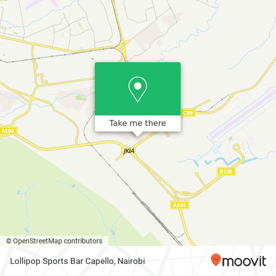 Lollipop Sports Bar Capello map