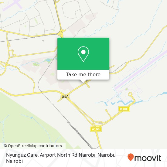 Nyunguz Cafe, Airport North Rd Nairobi, Nairobi map