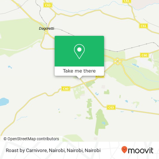 Roast by Carnivore, Nairobi, Nairobi map