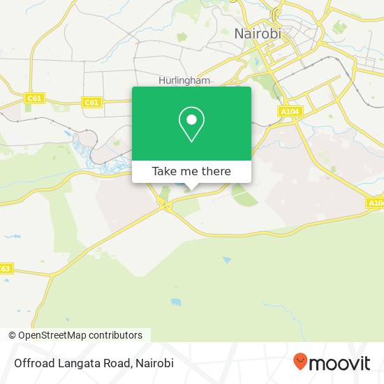 Offroad Langata Road map