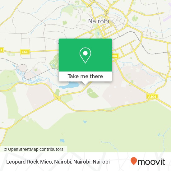 Leopard Rock Mico, Nairobi, Nairobi map