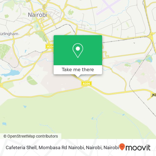 Cafeteria Shell, Mombasa Rd Nairobi, Nairobi map