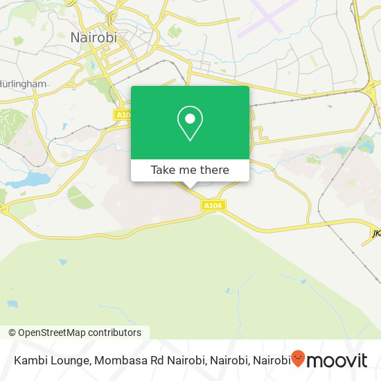 Kambi Lounge, Mombasa Rd Nairobi, Nairobi map