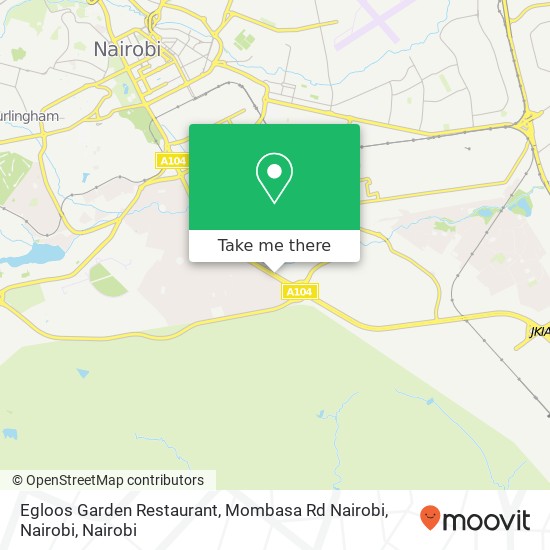 Egloos Garden Restaurant, Mombasa Rd Nairobi, Nairobi map