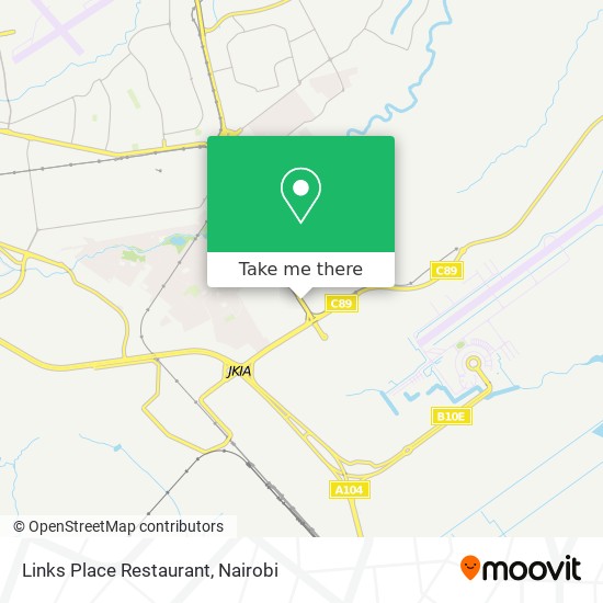 Links Place Restaurant map