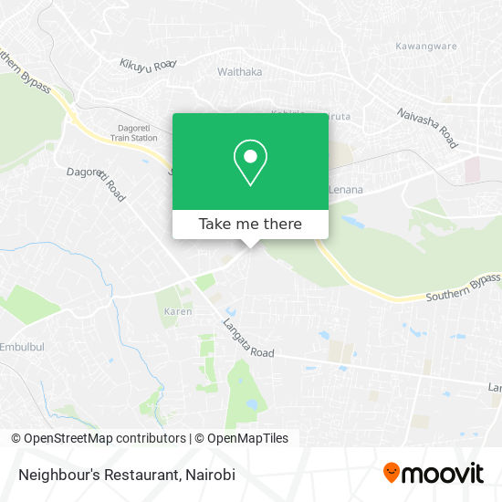 Neighbour's Restaurant map