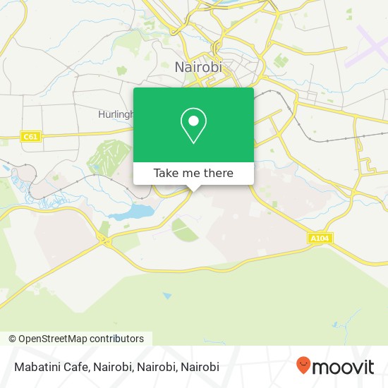 Mabatini Cafe, Nairobi, Nairobi map