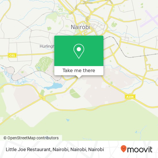 Little Joe Restaurant, Nairobi, Nairobi map