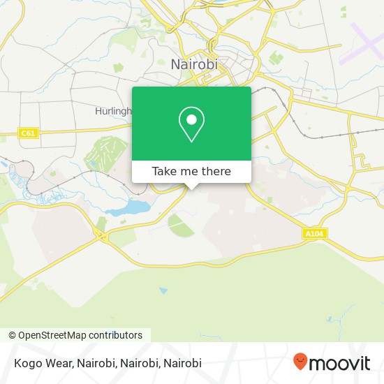 Kogo Wear, Nairobi, Nairobi map