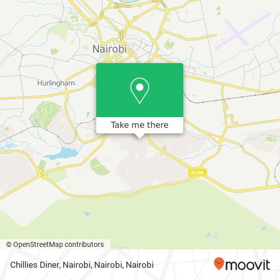 Chillies Diner, Nairobi, Nairobi map