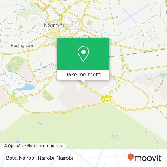 Bata, Nairobi, Nairobi map