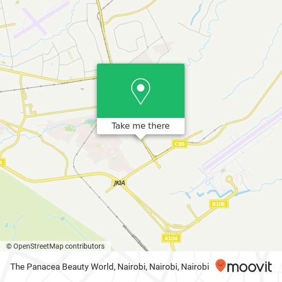 The Panacea Beauty World, Nairobi, Nairobi map